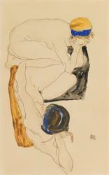 Zwei liegende Figuren